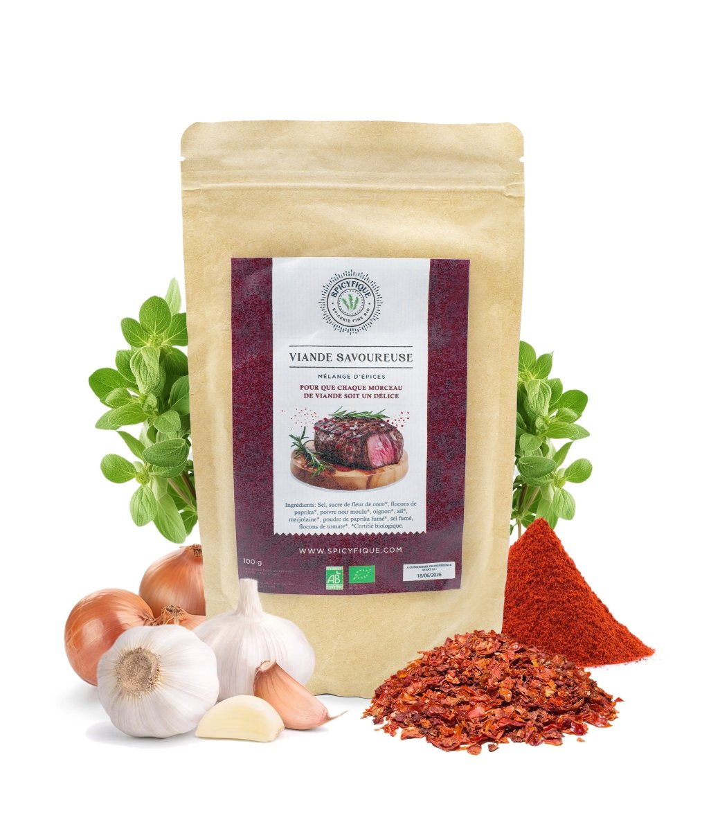 Viande Savoureuse (bio) - Mélanges épices bio - Spicyfique